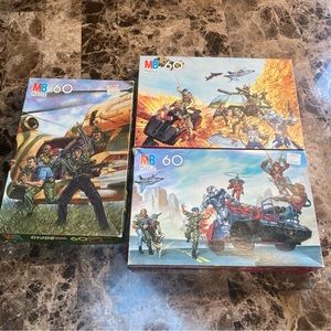 (3) 1987 G.I.Joe Puzzles